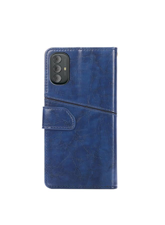 S-TOP Case For Motorola Moto G Power 2022 Geometric Stitching Horizontal Flip Leather Phone Case - Image 3