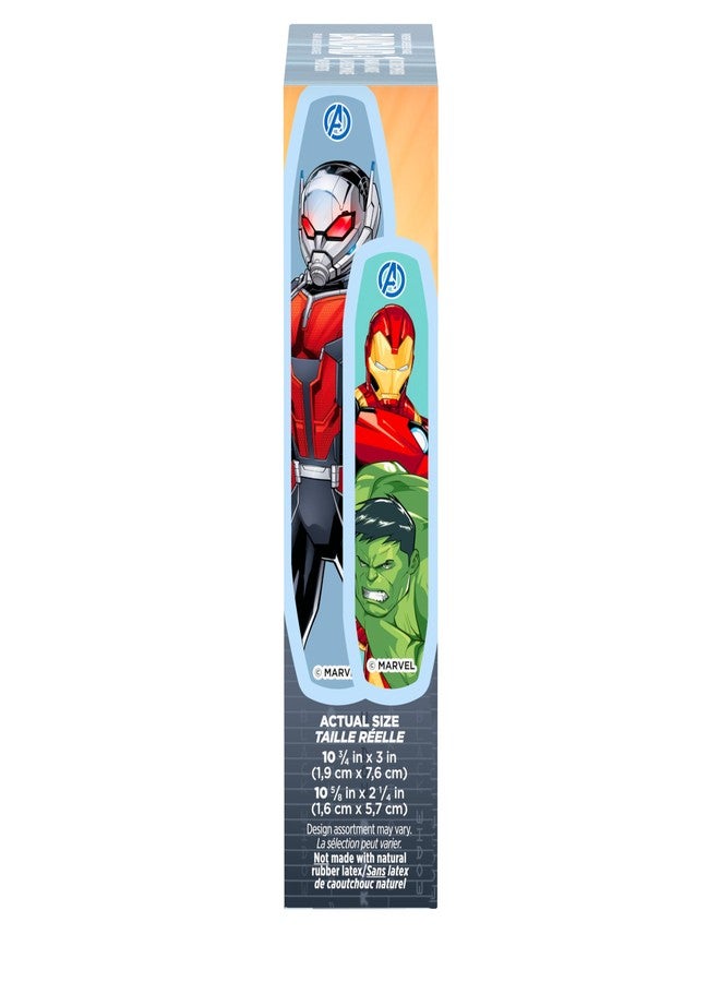 Band-Aid Brand Adhesive Bandages for Minor Cuts & Scrapes, Wound Care Featuring Marvel Avengers Characters, Fun Decorative Bandages for Kids & Toddlers, Assorted Sizes, 20 ct - Image 2