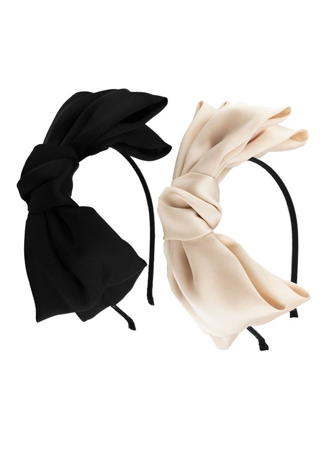 Yueton Pack of Sweet Big Bowknot Hair Band Bow Headband Hair Accessory Girls Women Headdress Headwear - Image 1