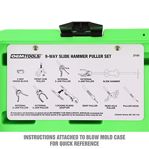 OEMTOOLS أداة سحب المطرقة المنزلقة OEMTOOLS 37191 9 طرق - Image 5