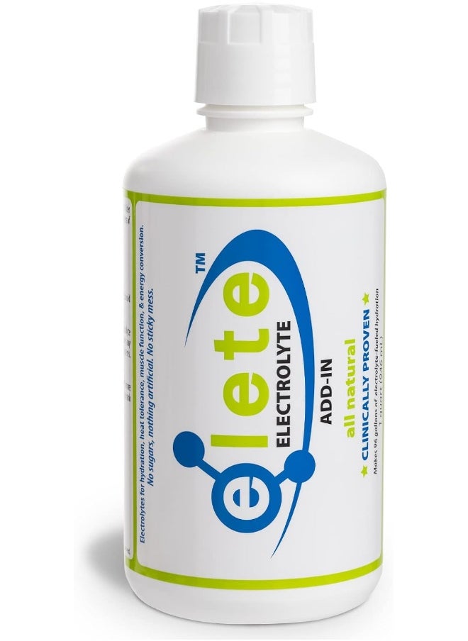 Elete Citrilyte Add-in elete Electrolyte Add-in Hydration Drops | Sodium, Magnesium, Potassium & Trace Minerals | Unflavored, All Natural | Leg and Muscle Cramp Relief | Transform Any Drink into a Sports Drink, 32oz  - Image 1