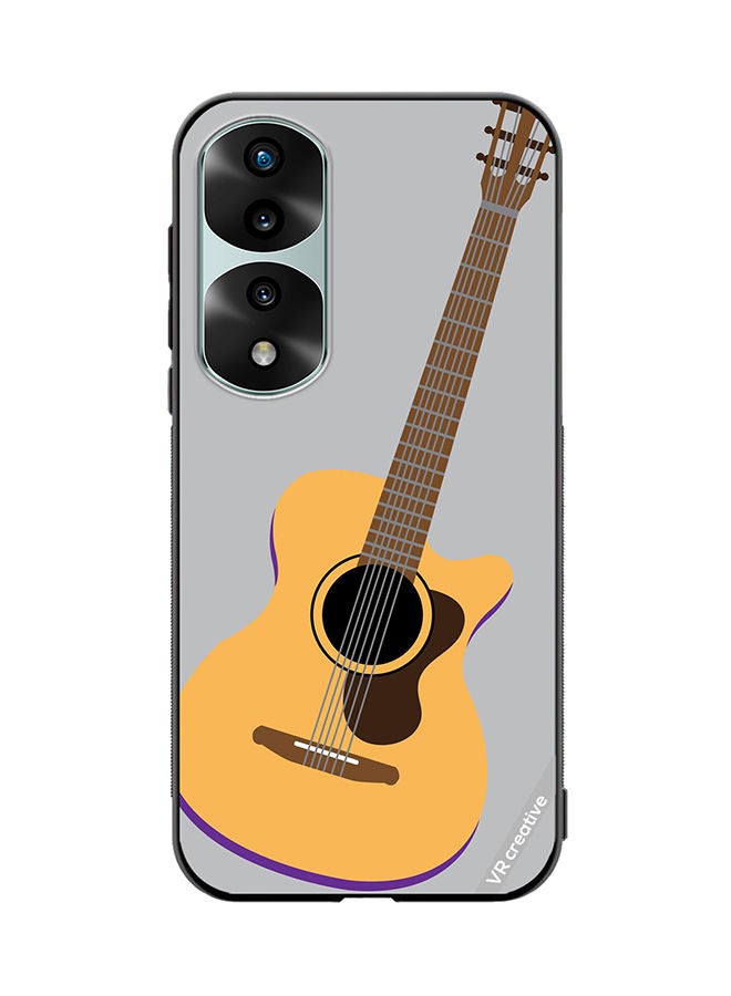 VR CREATIVE Protective Case Cover For Honor 70 Pro Guitar Musical Design Multicolour - Image 1