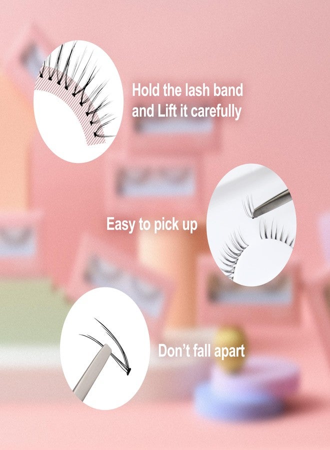 Piccasso EYEME Cutting Eyelash NO.V36 - 5 Set Pack, Flexible Wispy Cluster Lashes for a Soft & Natural Look, Short Front Design for a Subtle & Innocent Eye Effect, Customizable & Comfortable Fit, K-Beauty - Image 2