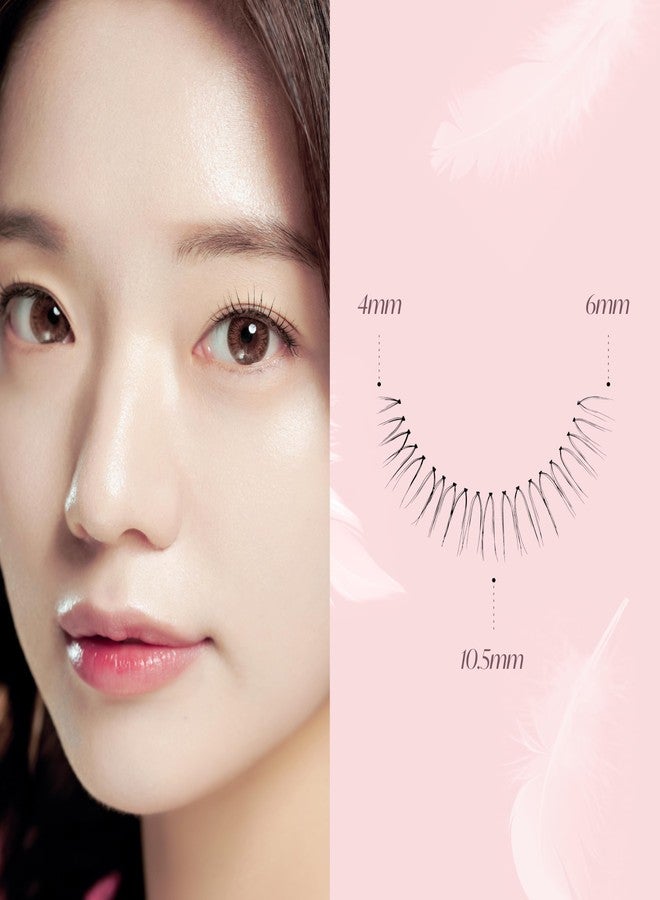 Piccasso EYEME Cutting Eyelash NO.V36 - 5 Set Pack, Flexible Wispy Cluster Lashes for a Soft & Natural Look, Short Front Design for a Subtle & Innocent Eye Effect, Customizable & Comfortable Fit, K-Beauty - Image 3