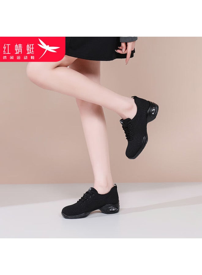 Red Dragonfly Women's Dance Shoes Mesh Ballroom Dance Shoes Jazz Modern Social Dance Shoes Wxb150101 Black Size 40