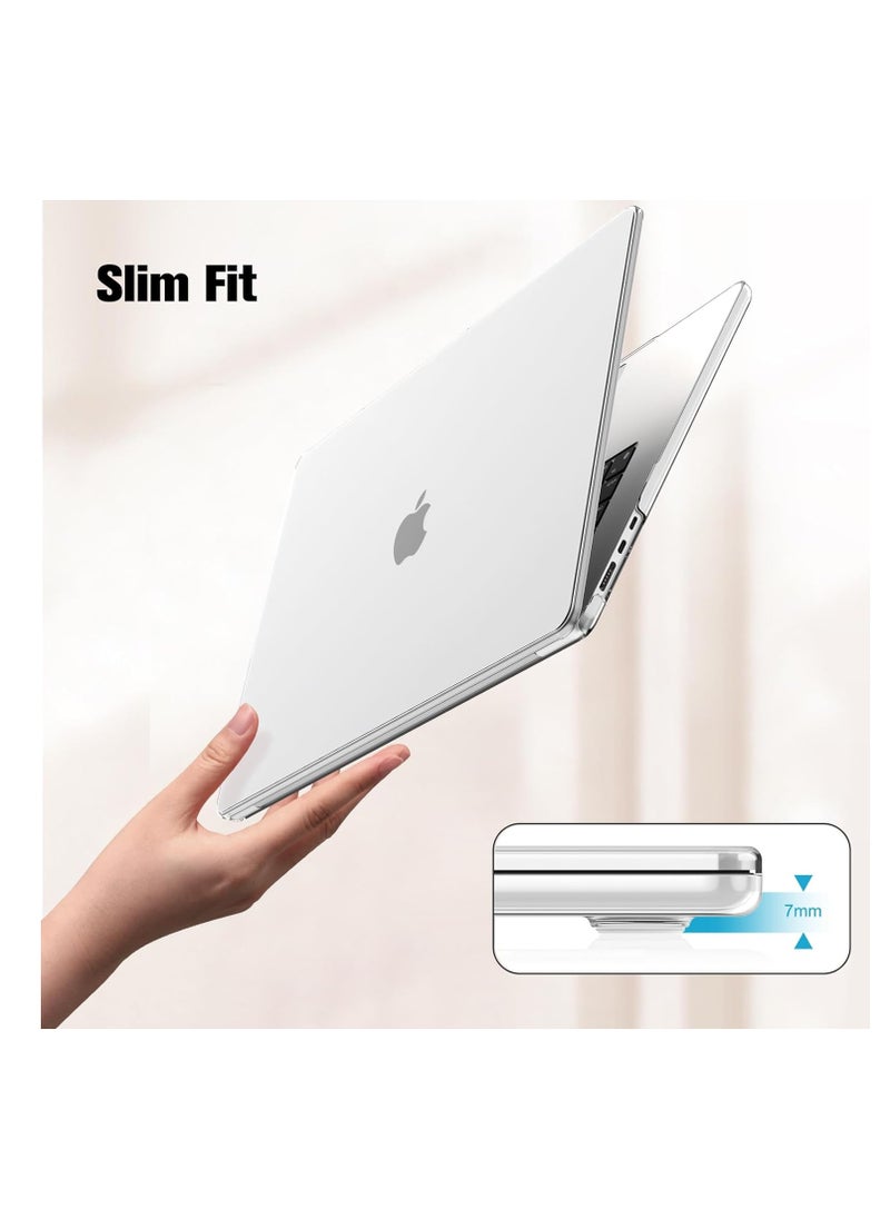 Generic - Case Compatible with MacBook Air 15 Inch A2941.A3114 (2023 Release) - Protective Snap On Hard Shell Cover for MacBook Air 15.3" M2 Chip with Liquid Retina Display and Touch ID, Crystal Clear - Image 1