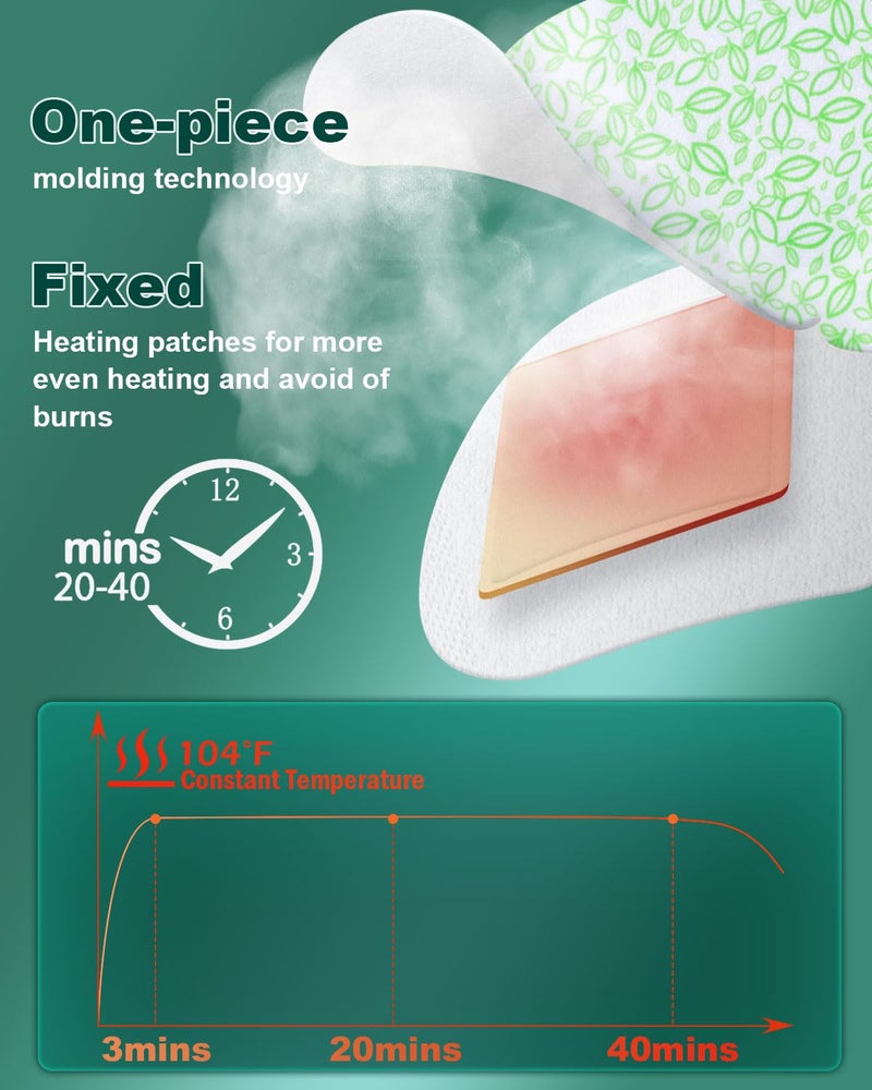 ProCIV 30 Packs Steam Eye Mask,Warm Compress for Dry Eyes Sleep Mask,Hot Auto Heated Eye Masks Relaxing Products for Women Moist Heat Soothing Eye Fatigue,Disposable Eye Mask for SPA Essentials - Image 5