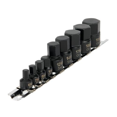 Performance Tool W38964 9-Piece Impact Metric Hex Bit Socket Set - Image 1