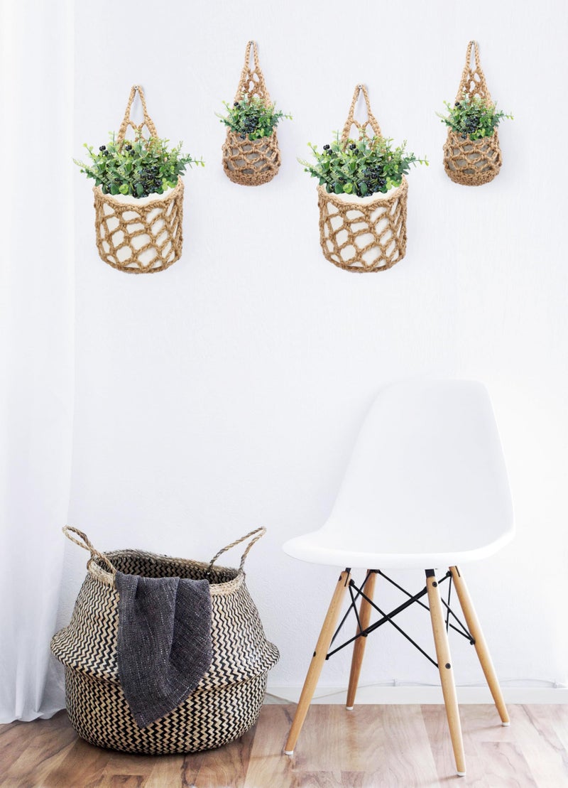 Shineloha 2 Packs Hanging Planters for Indoor Plants up to 6 in., Wall Plant Holder | Plant Hanger Indoor, Wall Planters for Indoor Plants, Hanging Plant (2PK, for 6 inch Pot) - Image 5