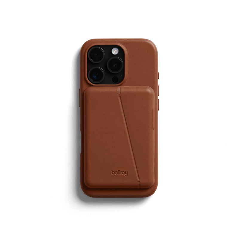 Bellroy Mod Phone Case Wallet for iPhone 16 Pro Slim Leather iPhone case Phone Wallet Sienna - Image 2