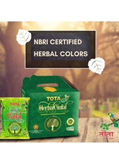 TOTA Total Herbal Gulal 100 g x 5 packs, total 500-gram different colours  - Image 2