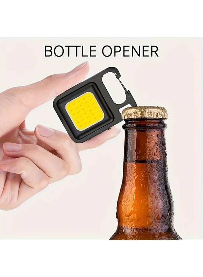 4 Pack Ultra Bright Mini COB Flashlights USB Rechargeable Portable Outdoor Camping Light - Image 5