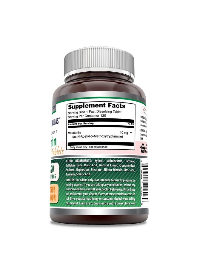 Amazing Formulas Melatonin Fast Dissolving Supplement | Citrus Flavor | 5 Mg Per Serving | 120 Tablets | Non-GMO | Gluten Free | Made in USA - pzsku/Z918FA07BC1EE665C51B2Z/45/_/1740202377/e14f62c1-4222-4551-9524-760a5b9fb472