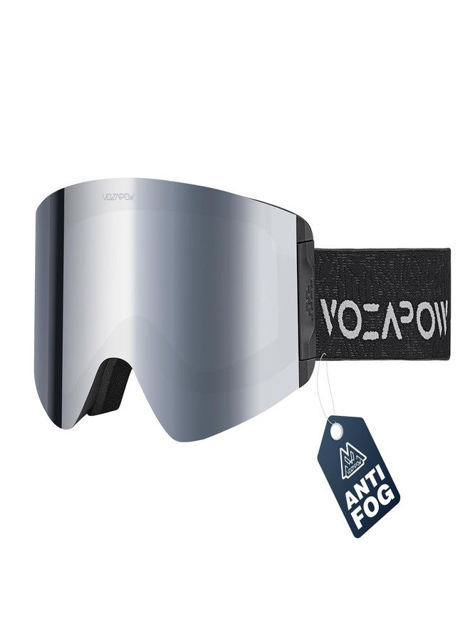 VOZAPOW Ski Goggles Anti-Fog with HD Lens, UV Protection, Magnetic Lens, OTG Snowboard Snow Goggles for Men Women - Image 1