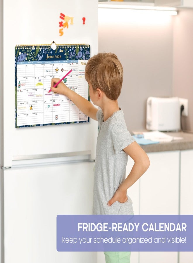 Taja Calendar 2025-2026, 21-Month Calendar from October 2025 to June 2027, 11.5" x 14.7", Spiral Binding Hanging Monthly Wall Calendar, Perfect for Home or Office,Midnight Garden - Image 5