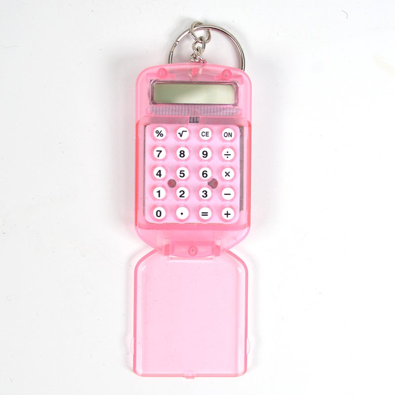 New Mini Computer Creative Pocket Flip Calculator With God Carry Math Machine - Image 1