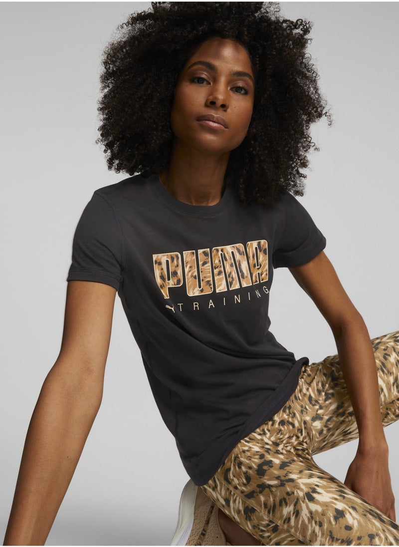 PUMA - Performance Logo Womens Training T-Shirt - Image 1