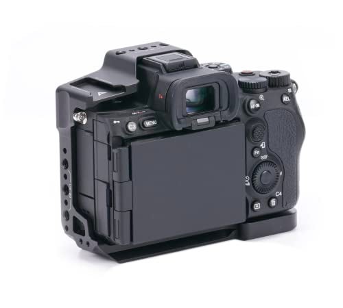 Tilta Half Camera Cage Compatible with Sony a7R V, with Mount Accessories via Cold Shoe and 1/4"-20 Threads with Locating Pins | TA-T46-HCC (Black) - Image 3