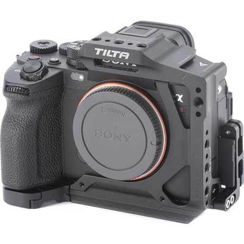 Tilta Half Camera Cage Compatible with Sony a7R V, with Mount Accessories via Cold Shoe and 1/4"-20 Threads with Locating Pins | TA-T46-HCC (Black) - Image 4