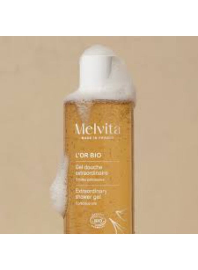 Melvita L’Or Bio Extraordinary Shower Gel 250ml - Image 2