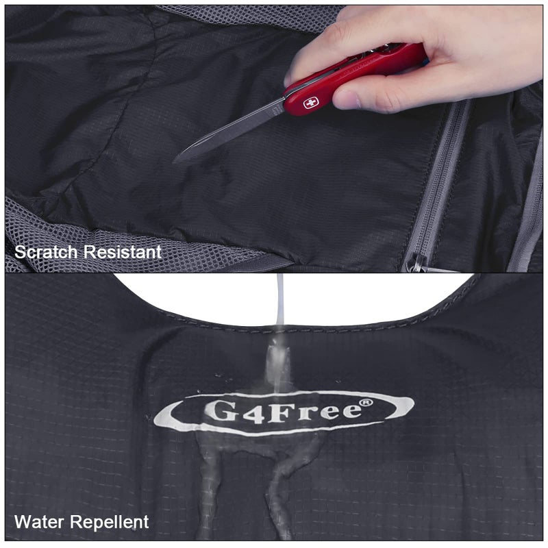 G4Free Lightweight Packable Hiking Backpack for Men Women Small Hiking Daypacks Foldable Shoulder Pack Casual Outdoor Bag 11L - Image 4