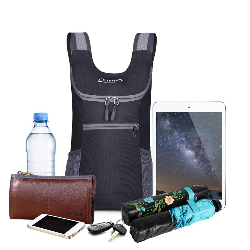 G4Free Lightweight Packable Hiking Backpack for Men Women Small Hiking Daypacks Foldable Shoulder Pack Casual Outdoor Bag 11L - Image 5