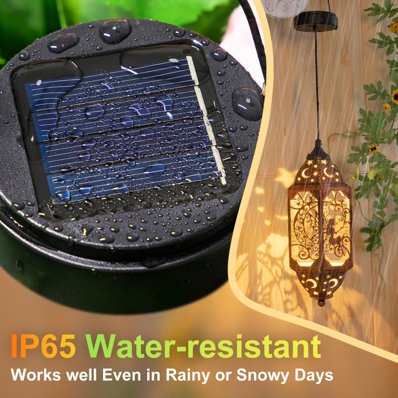 Go2garden AA 600Mah Solar Light Replacement Top Parts for Solar Outdoor Lantern, Waterproof LED Lights for Yard, Garden, Patio Decor DIY Gifts (1Pack) - Image 4
