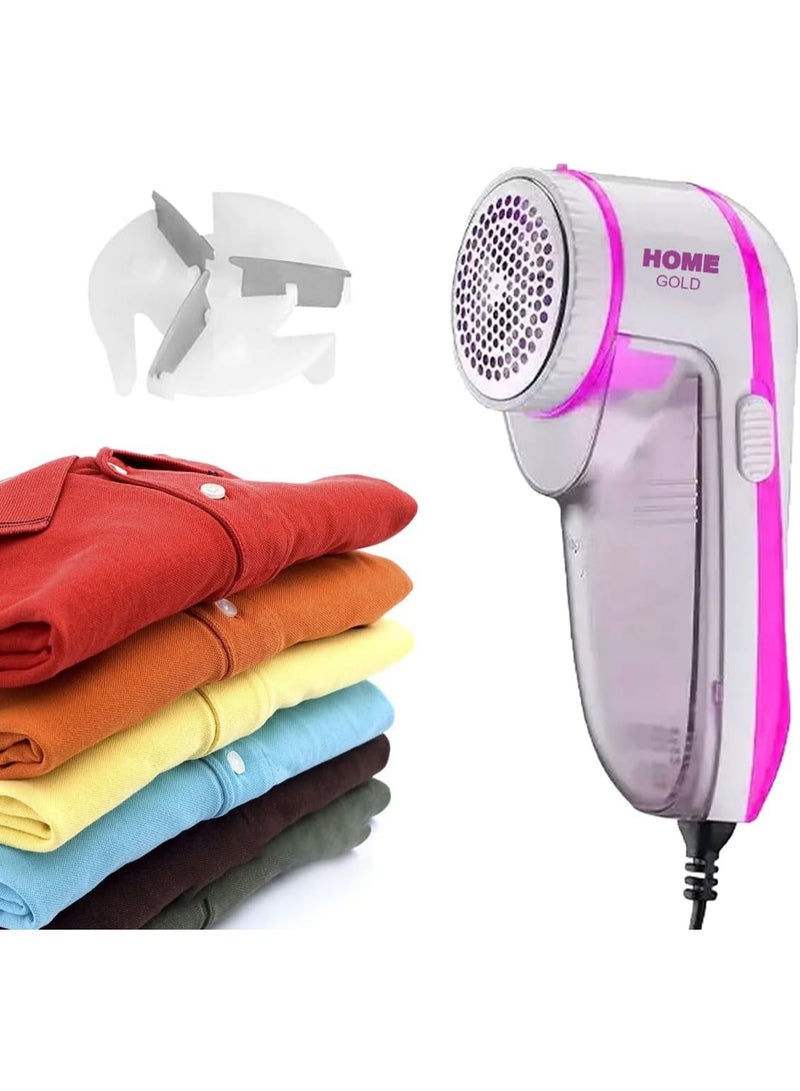 هوم جولد ماكينة إزالة الوبرHG-088 تنظف الملابس والأقمشة من الوبر والزغب بسهولة وسرعة. تصميم شبكي معدني آمن، وسعة كبيرة لتجميع الوبر، وسهلة الاستخدام في المنزل أو أثناء السفر. - Image 1