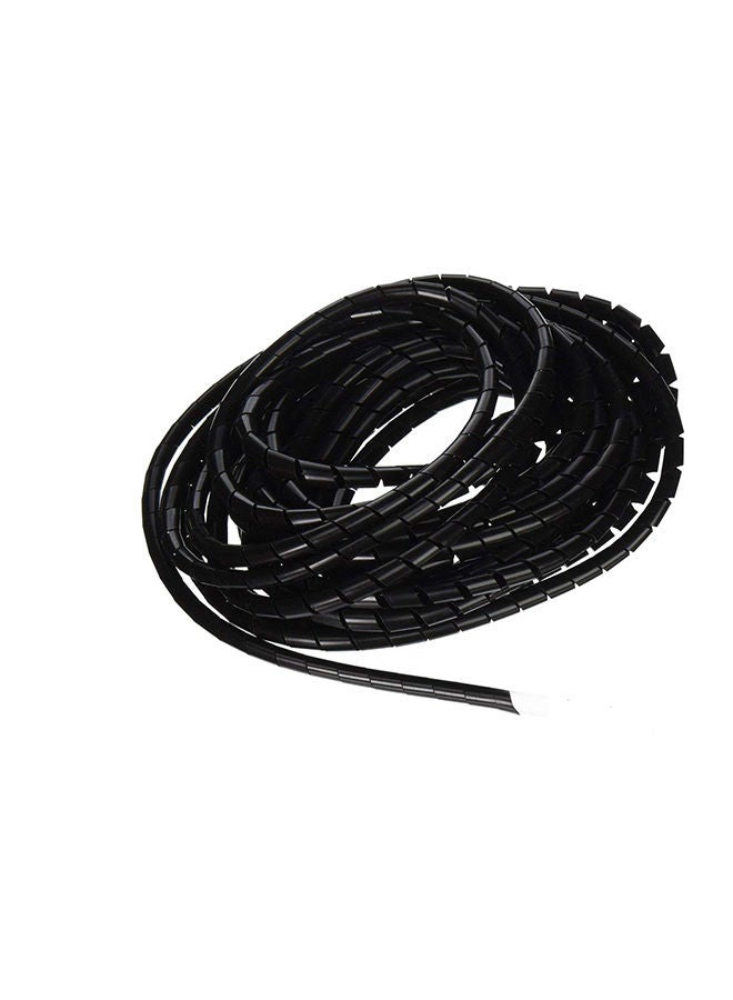 6Mm Spiral Wire Wrap Tube Pc Manage Cable For Computer Car Cable Wire Cover Sleeve, 6.4M Length 