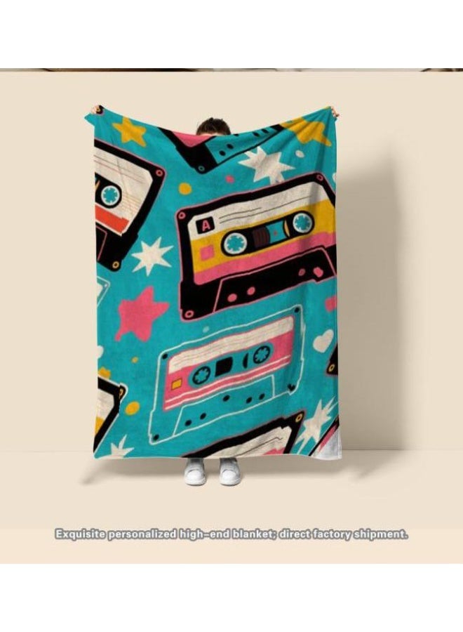 general Baby and children's cartoon flannel thin blanket (warm and comfortable, suitable for sleep, game use) 70cm*100cm - Image 3