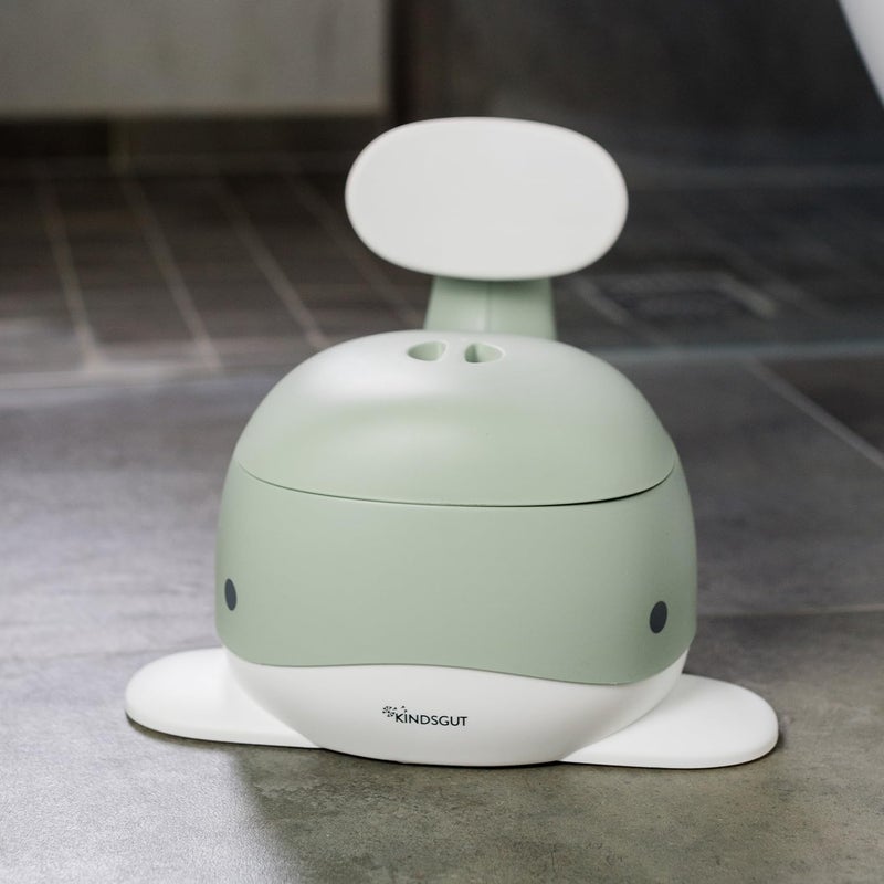 Kindsgut Potty Training Toilet in Whale Design, Designed in Germany, Potty Training in a Beautiful Design, Pistachio - Image 3