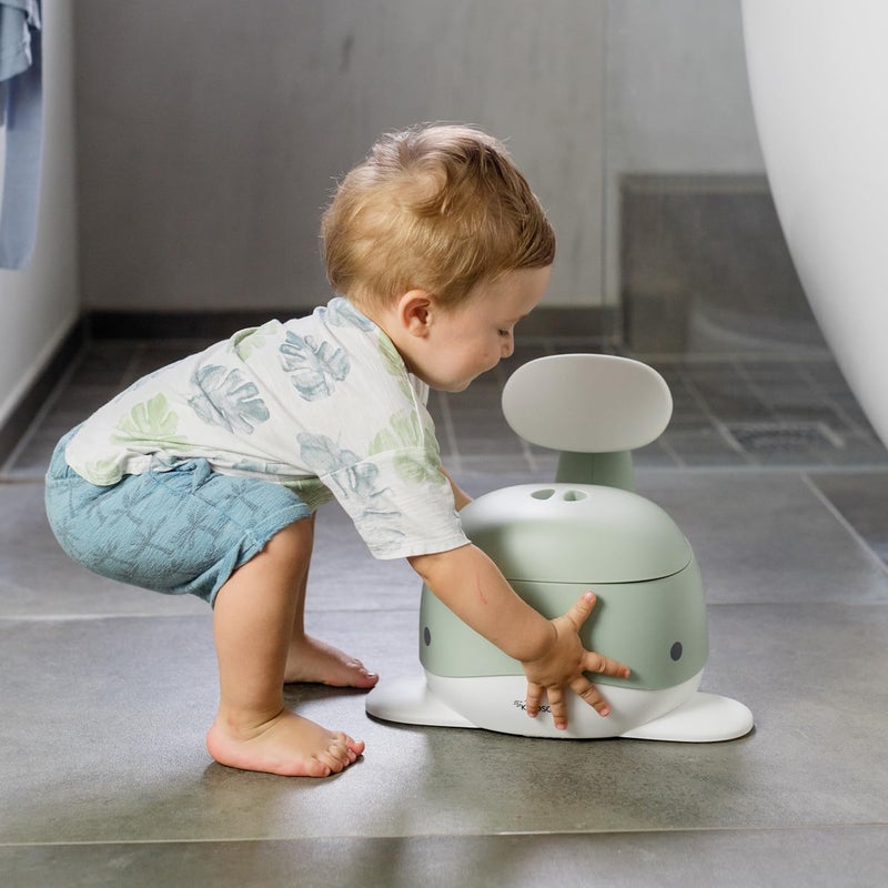 Kindsgut Potty Training Toilet in Whale Design, Designed in Germany, Potty Training in a Beautiful Design, Pistachio - Image 2