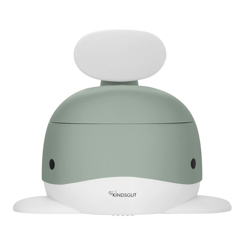 Kindsgut Potty Training Toilet in Whale Design, Designed in Germany, Potty Training in a Beautiful Design, Pistachio - Image 1