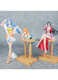 Generic One Piece Animation Surrounding Hand-held Luffy Aisna Beauty Doll Tide Play Model Chassis Ornaments Boxed-Color:Bar Sitting Ace [bag]  - Image 3