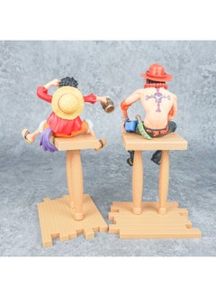 Generic One Piece Animation Surrounding Hand-held Luffy Aisna Beauty Doll Tide Play Model Chassis Ornaments Boxed-Color:Bar Sitting Ace [bag]  - Image 5