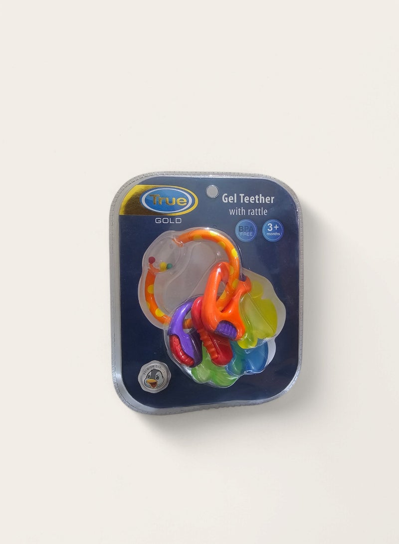 True True Gel Teether with rattle - Image 1
