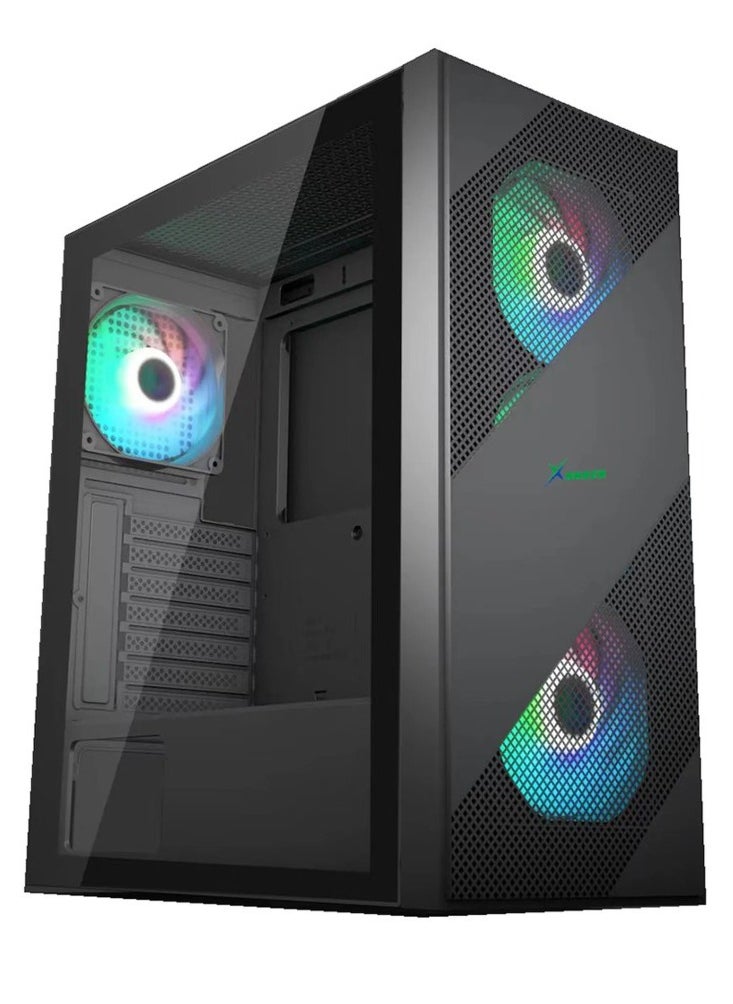 GCC GAMERS CyberVolt G1030 Gaming PC Intel (Core i5, GT 1030, 8GB RGB RAM, 500GB NVMe SSD, WiFi Ready | Windows 11 Installed)  - Image 1