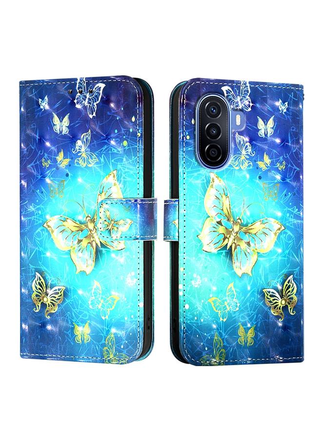 S-TOP Case For Huawei Enjoy 50 4G / Nova Y70 Plus 3D Painting Horizontal Flip Leather Phone Case - Image 2