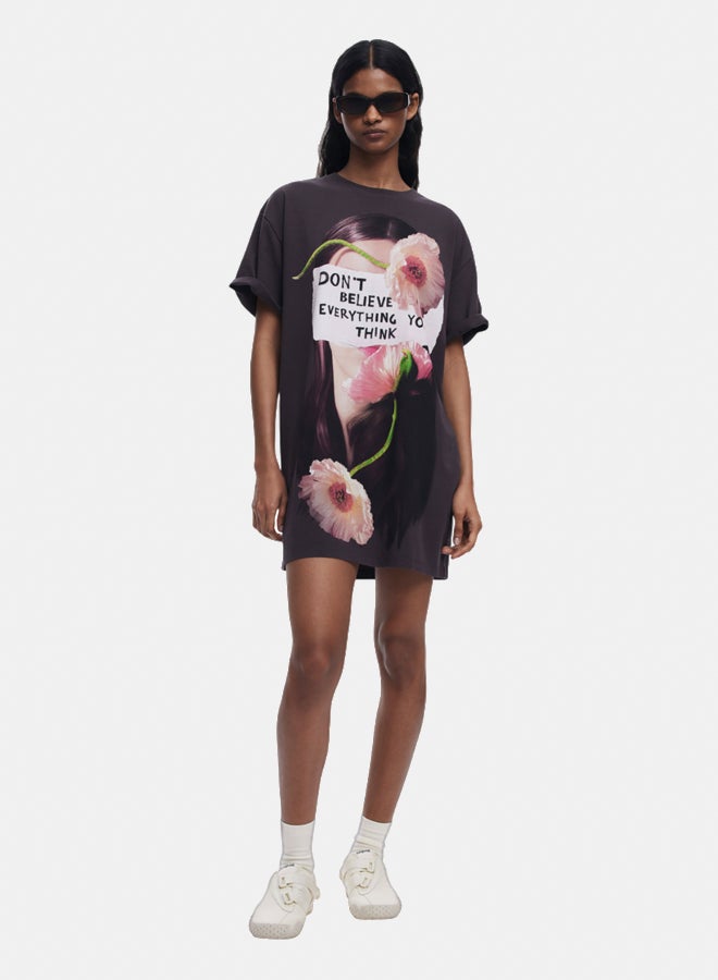 DESIGUAL T-shirt style dress - Image 1