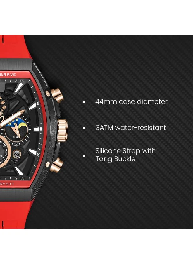 Kenneth Scott  Kenneth Scott Men's Chronograph  Black  Dial Watch - K26110-BSRB for Men | Best Price UAE