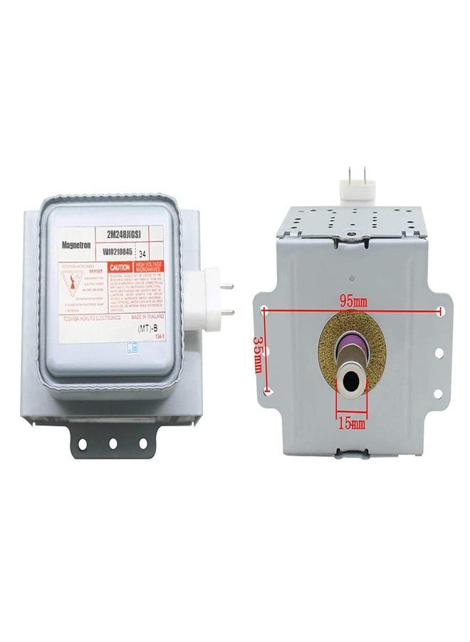 ZOCOLIV مغنطرون W10210845، 2M248J، قطعة غيار لإصلاح أفران الميكروويف من ويرلبول وإل جي، بديل للمغنطرون 2M248J(GS) و2M226-01GMT و2M319J - Image 2