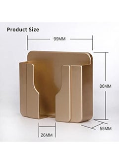 erorex 2Pcs Wall Mount Cell Phone Charging Holder Adhesive Mobile Phone Wall Stand For Charger Phone Charger Stand Remote Control Storage Box For Bedroom Kitchen Office  - Image 2