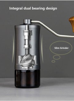Brutelle 20g Manual Coffee Grinder Stainless Steel Grinding Core Portable Professional Coffee Grinder with 24 Adjustable Gears  - Image 3