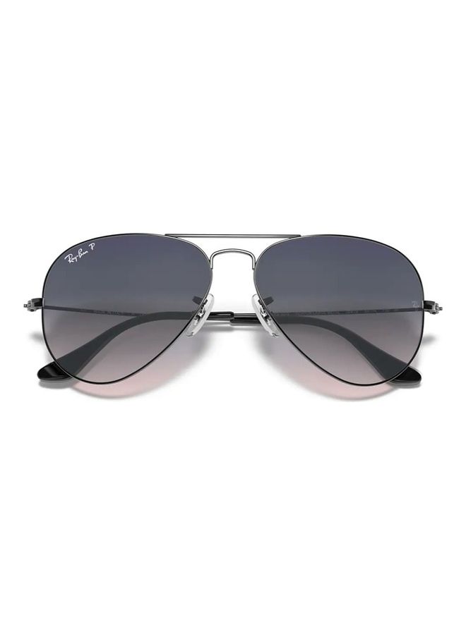Ray-Ban Unisex Gradient Aviator Sunglasses - Lens Size: 58 mm - Image 5