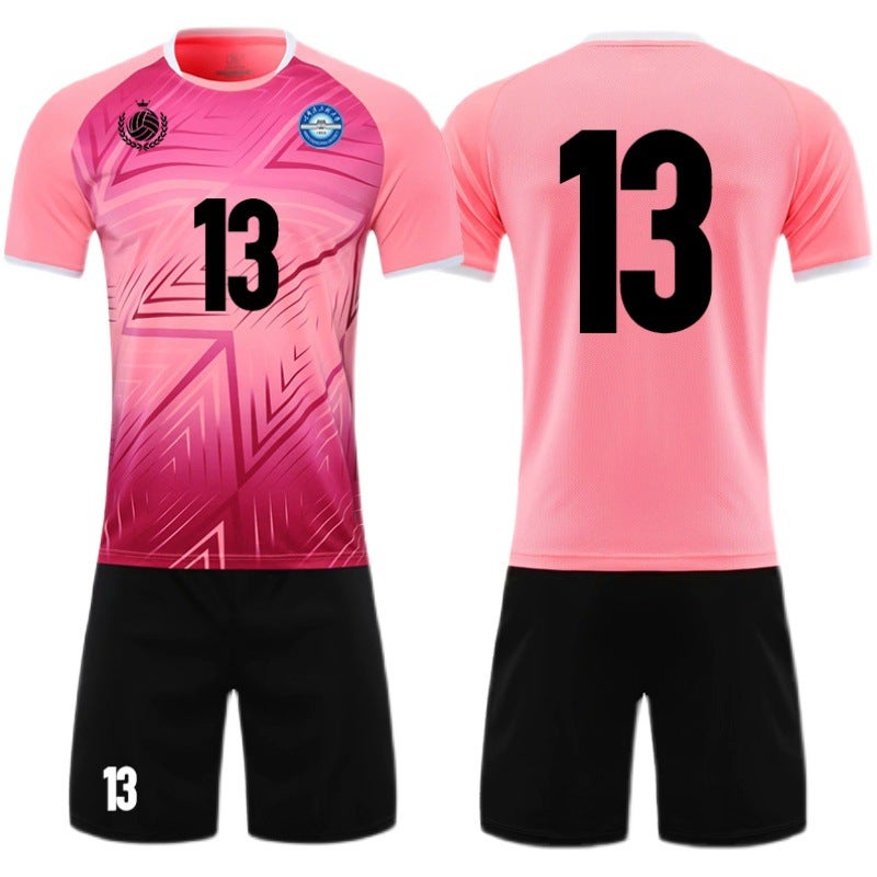 Generic Kids Volleyball Jersey and Shorts Set 022 Purple  - Image 3