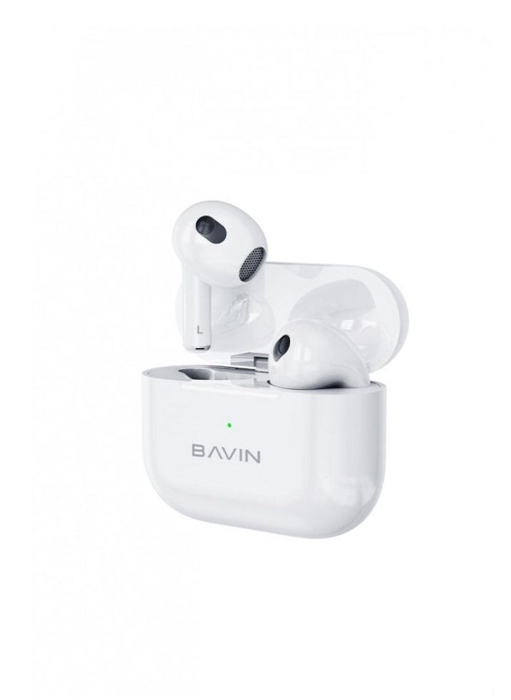 BAVIN BA26 TWS Wireless Earbuds Bluetooth5.1 White