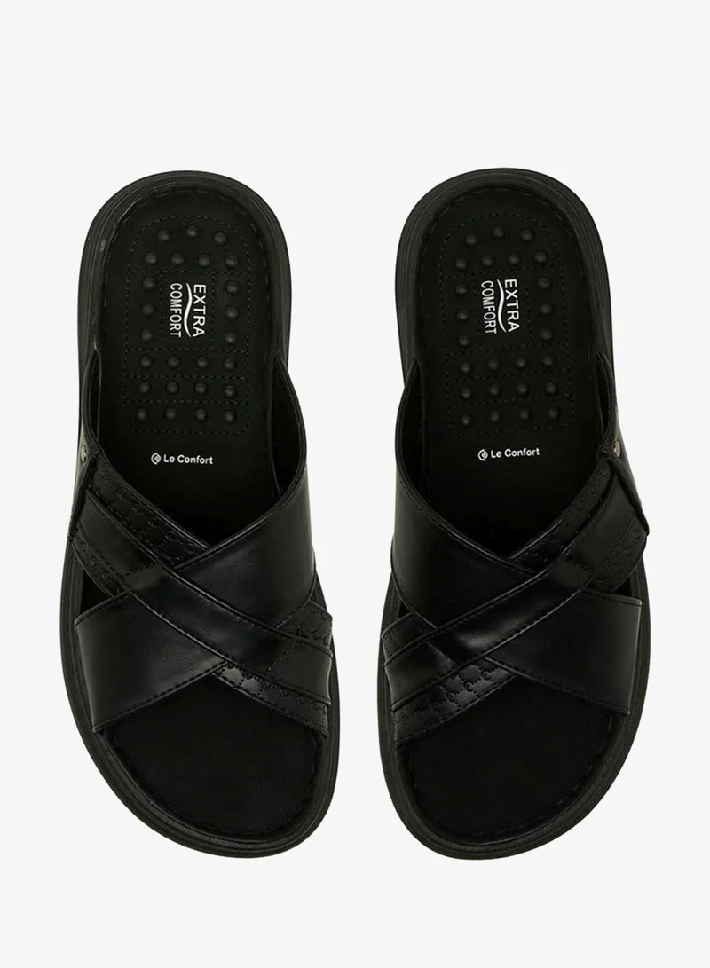 Le Confort Men Cross Strap Sandals