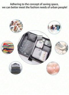 Generic 6-Piece Travel Storage Bag Set – Versatile Packing Cubes for Clothes, Toiletries, Cosmetics, and Wet/Dry Items – Lightweight, Durable, and Perfect for Organized, Hassle-Free Travel  - Image 2