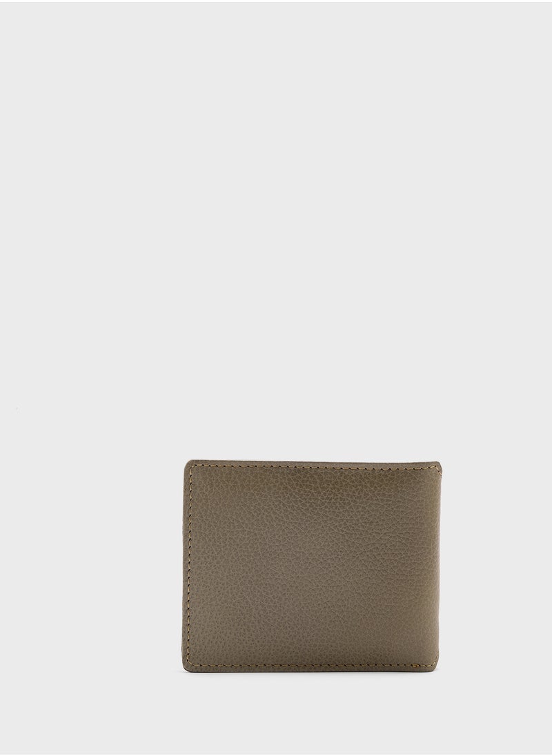 Robert Wood - Genuine Leather Casual Bi-Fold Wallet - Image 1
