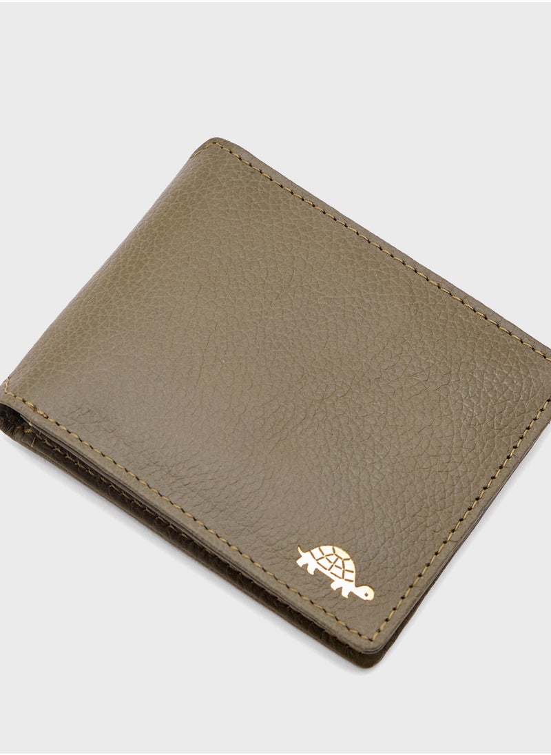 Robert Wood - Genuine Leather Casual Bi-Fold Wallet - Image 1